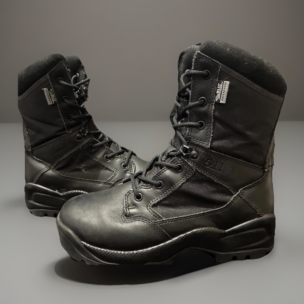 5.11 Tactical ATAC 2.0 8" Storm Waterproof Combat Military Boots Black Men's 7.5